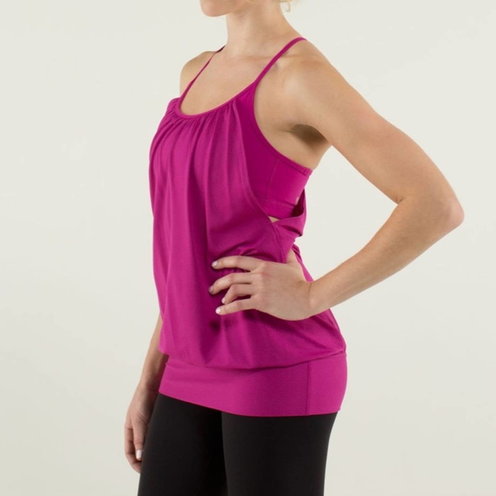 Lululemon No Limits Tank Top 6 Pink
